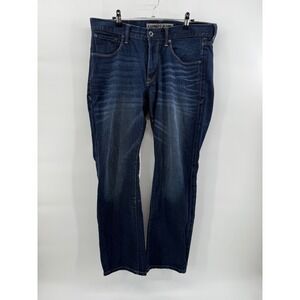 Express Rocco Slim Fit Straight Leg Jeans Mens 33x30 Dark Wash
